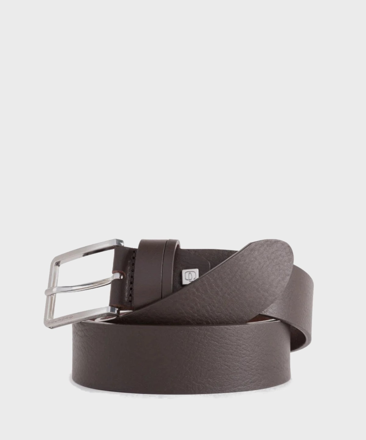 Piquadro C81 dark brown leather belt