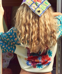 Mantero Musa Teal Rooster Silk Shirt