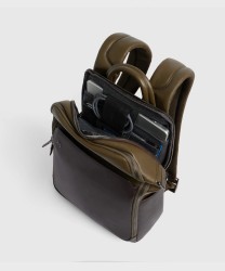 Piquadro Black Square zaino porta pc 14" con cavo antifurto in