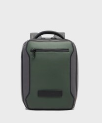 Piquadro Rover 14" waterproof travel backpack, green