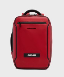Piquadro x Ducati Rover 15.6" waterproof travel backpack, red