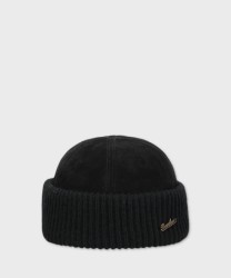 Borsalino Sylvester zuccotto, suede with