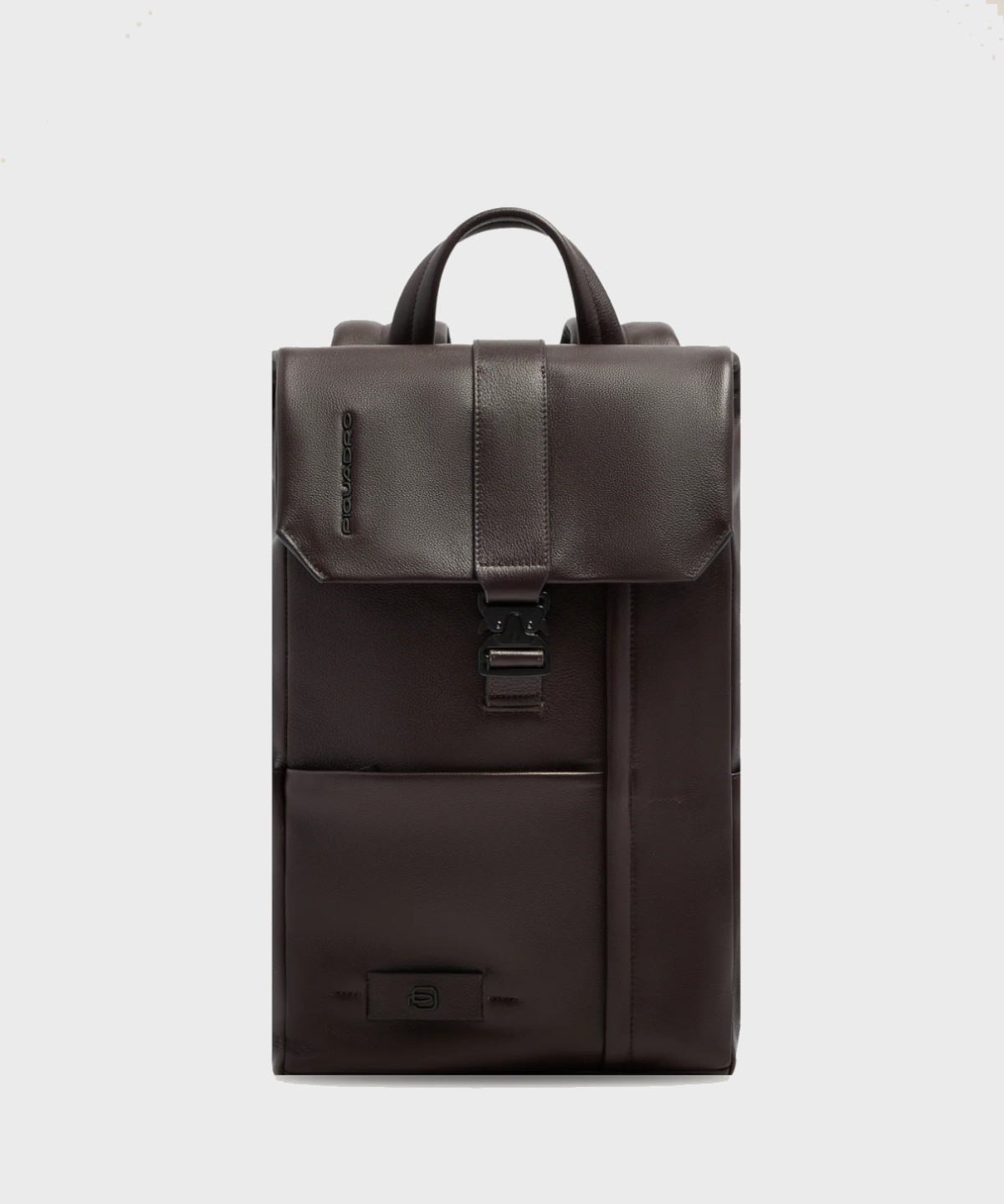 Piquadro Russel 14" laptop backpack with flap...