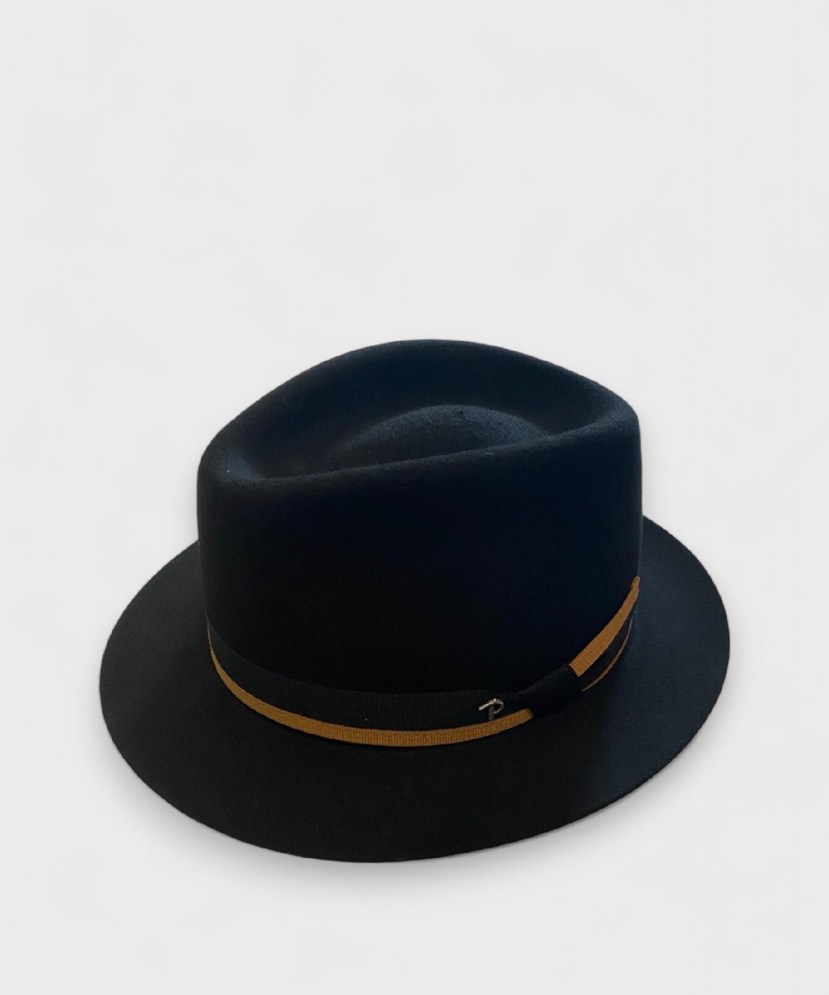 Panizza Lecco cappello feltro lana Chianti, nero marrone lana