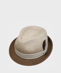 Buy Stetson Trilby Wool Felt Hat Beige Natural