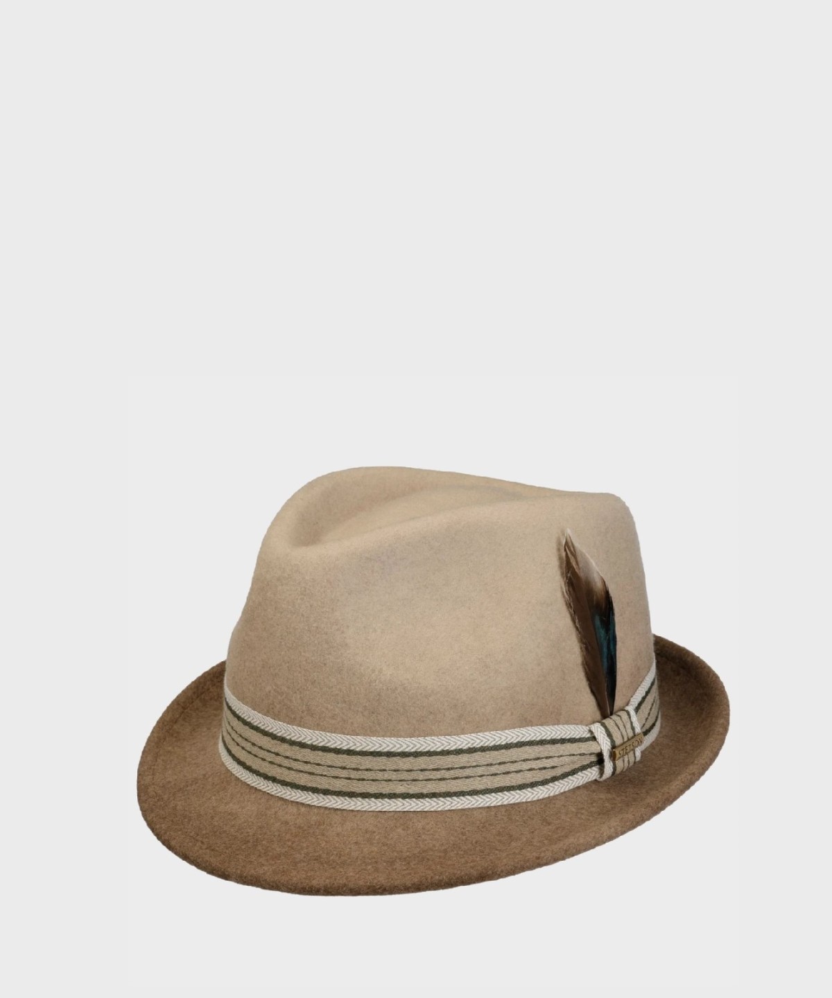 Buy Stetson Trilby Wool Felt Hat Beige Natural