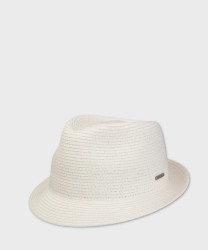 Stetson Trilby Toyo cappello in paglia, white paglia