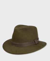 Stetson cappello Traveller Waxed Cotton, olive cotone