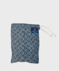 Arcuri costume mare uomo boxer gocce, blu tessuti ecologici