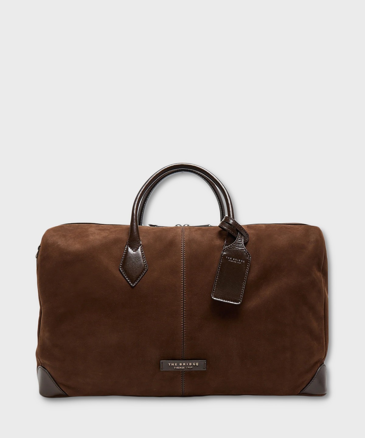The Bridge Travel Soft borsone in suede marrone...