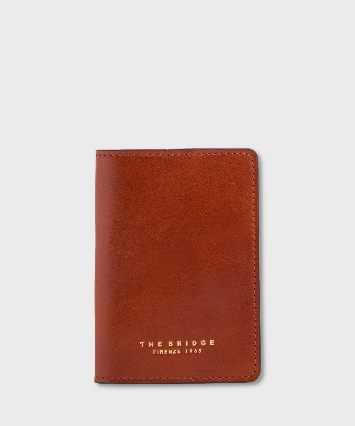 The Bridge Life Style Saffron Yellow Leather Passport Holder
