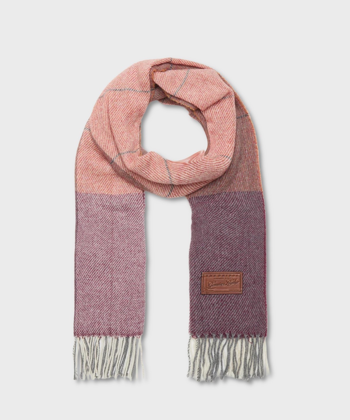 The Bridge Saffron Fringed Wool Blend Scarf