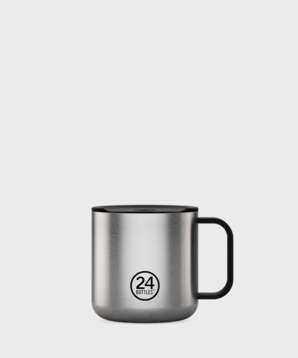 24 Bottles Casa Mug Brushed Steel