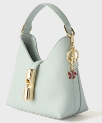 Furla Crystal Multiple Flowers Keychain