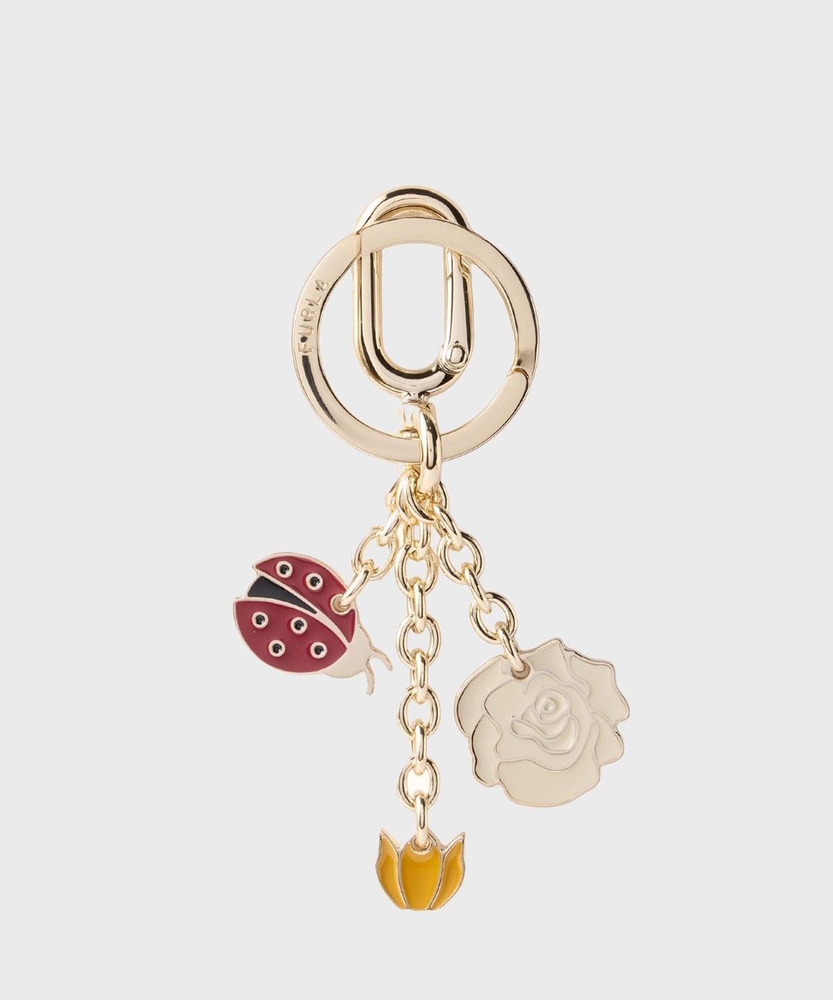 Furla Crystal portachiavi Ladybird&Flowers