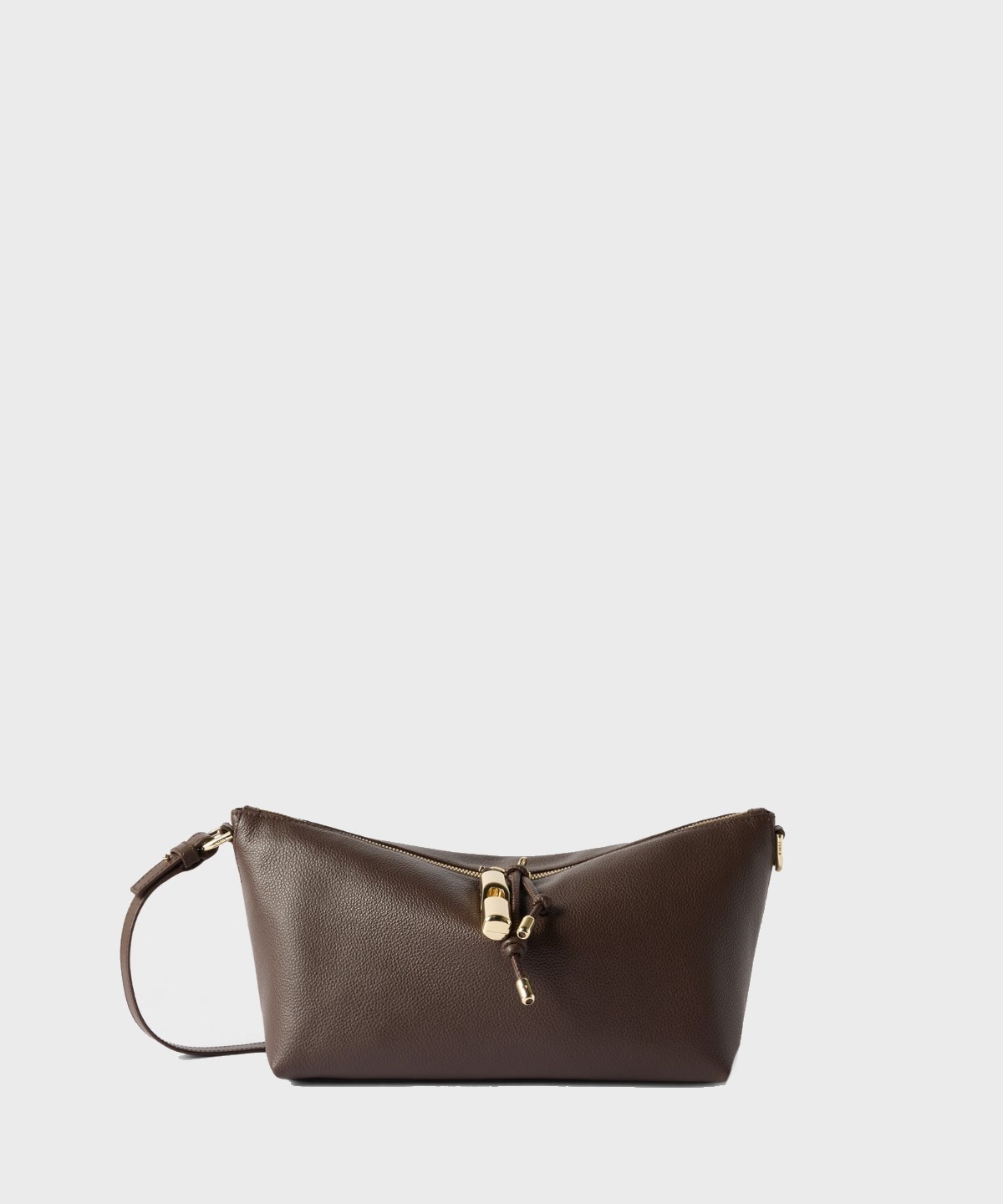 Furla Debby borsa a tracolla in pelle cioccolato
