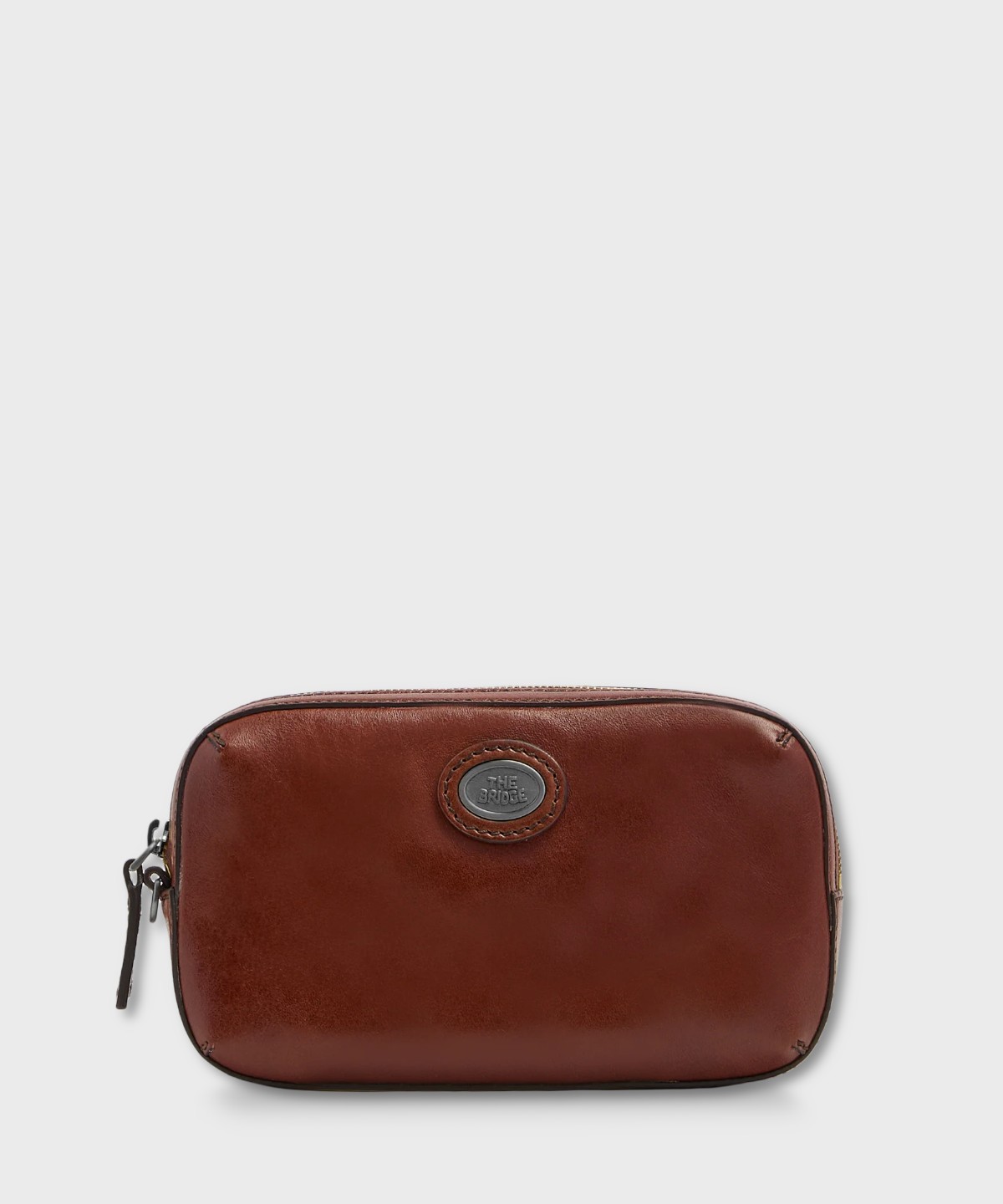 The Bridge Galileo clutch bag with brown...