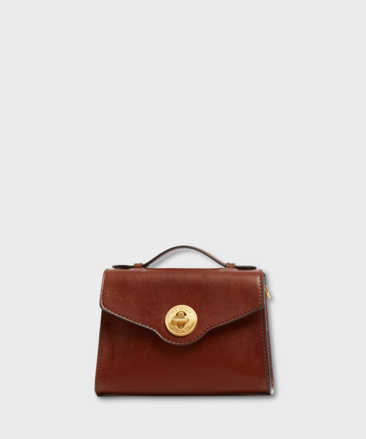 The Bridge Irene brown leather shoulder bag