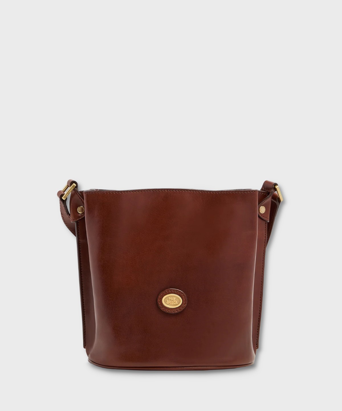 The Bridge Story borsa secchiello in pelle marrone