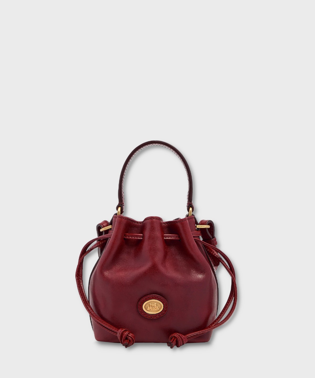 The Bridge Story Barolo Red Leather Bucket...