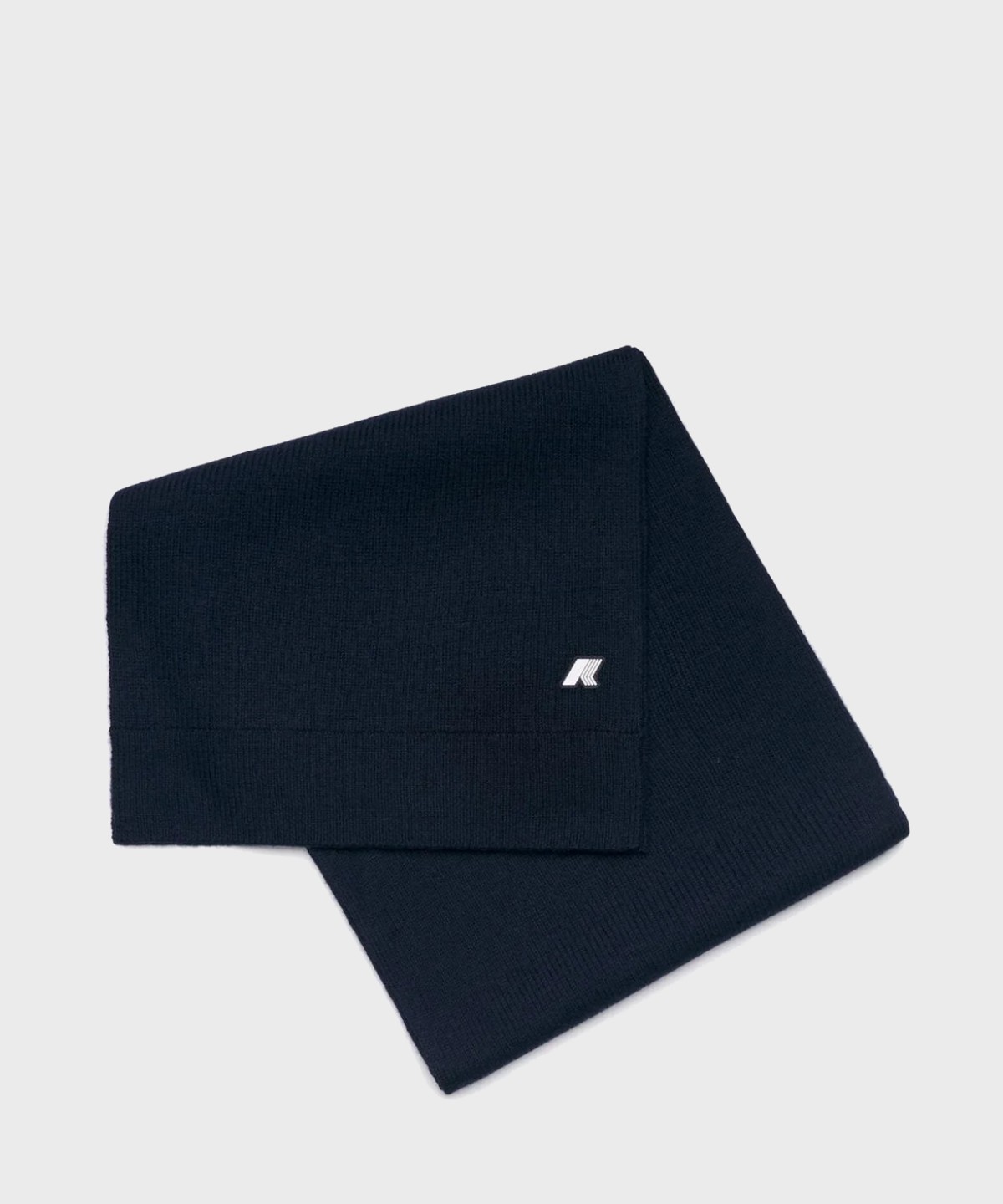 Kway Etienne Cardigan sciarpa in lana blue depth