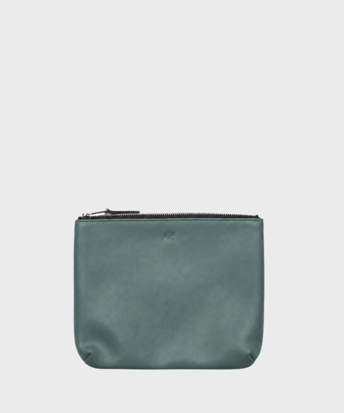 Kway Epure hand clutch bag, green june