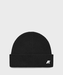 Kway Brice Cardigan Wool Hat Black Pure