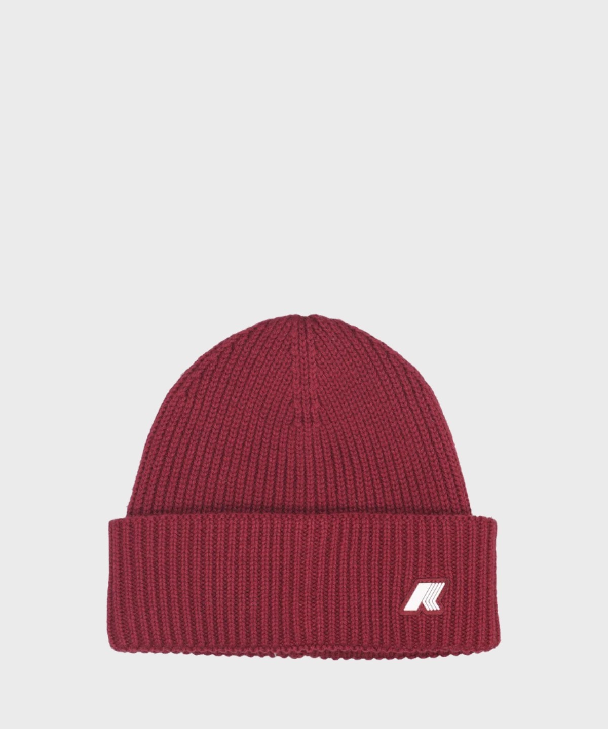 Kway Brice Cardigan berretto in lana red dk