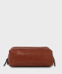 The Bridge Story necessaire in pelle marrone