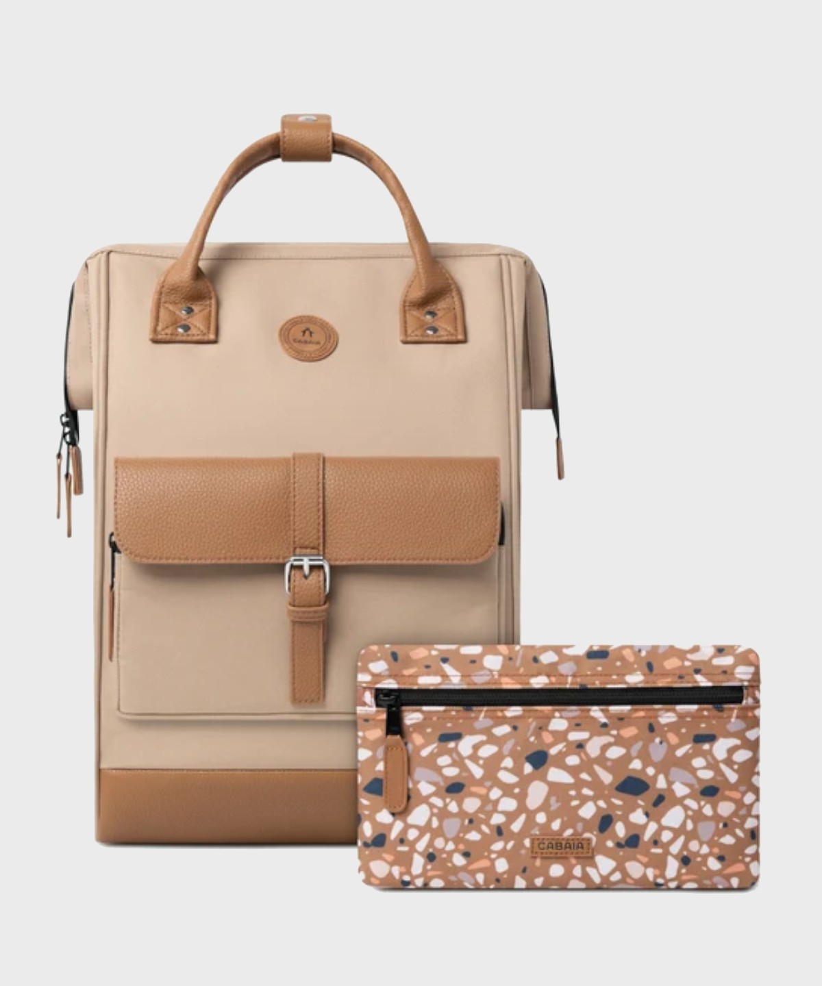Cabaia Kuala Lumpur 15.6" Laptop Backpack, Brown