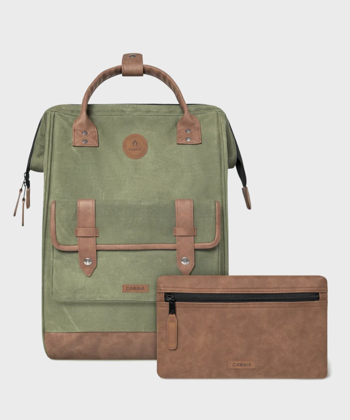 Cabaia Nicosia 15.6" laptop backpack, green