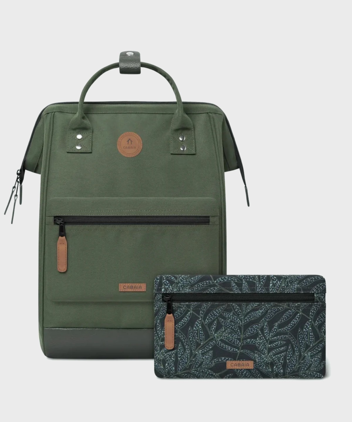 Cabaia Coromandel zaino porta pc 15,6", kaki