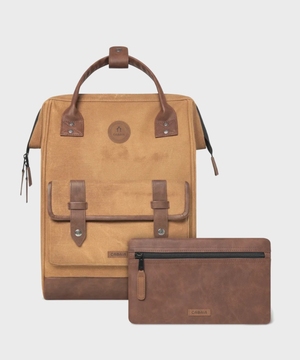 Cabaia Colombo 15.6" laptop backpack, brown