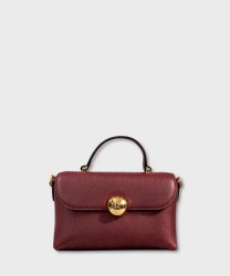 Furla Moonlight handbag and shoulder bag in red apple leather