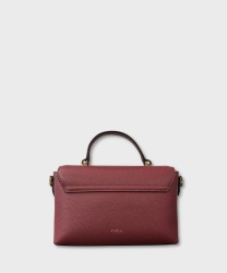 Furla Moonlight handbag and shoulder bag in red apple leather