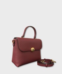 Furla Moonlight S borsa a mano e a tracolla in pelle red apple