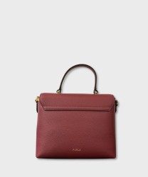 Furla Moonlight S borsa a mano e a tracolla in pelle red apple