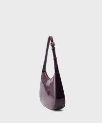 Furla Margot shoulder bag in patent leather winter bloom
