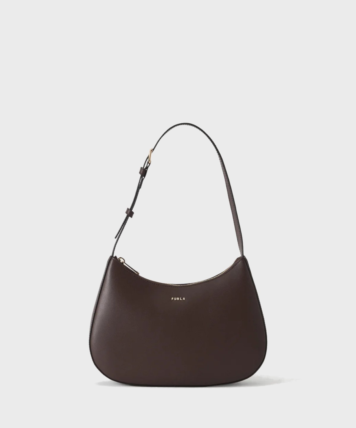 Furla Margot shoulder bag in chocolate brown...