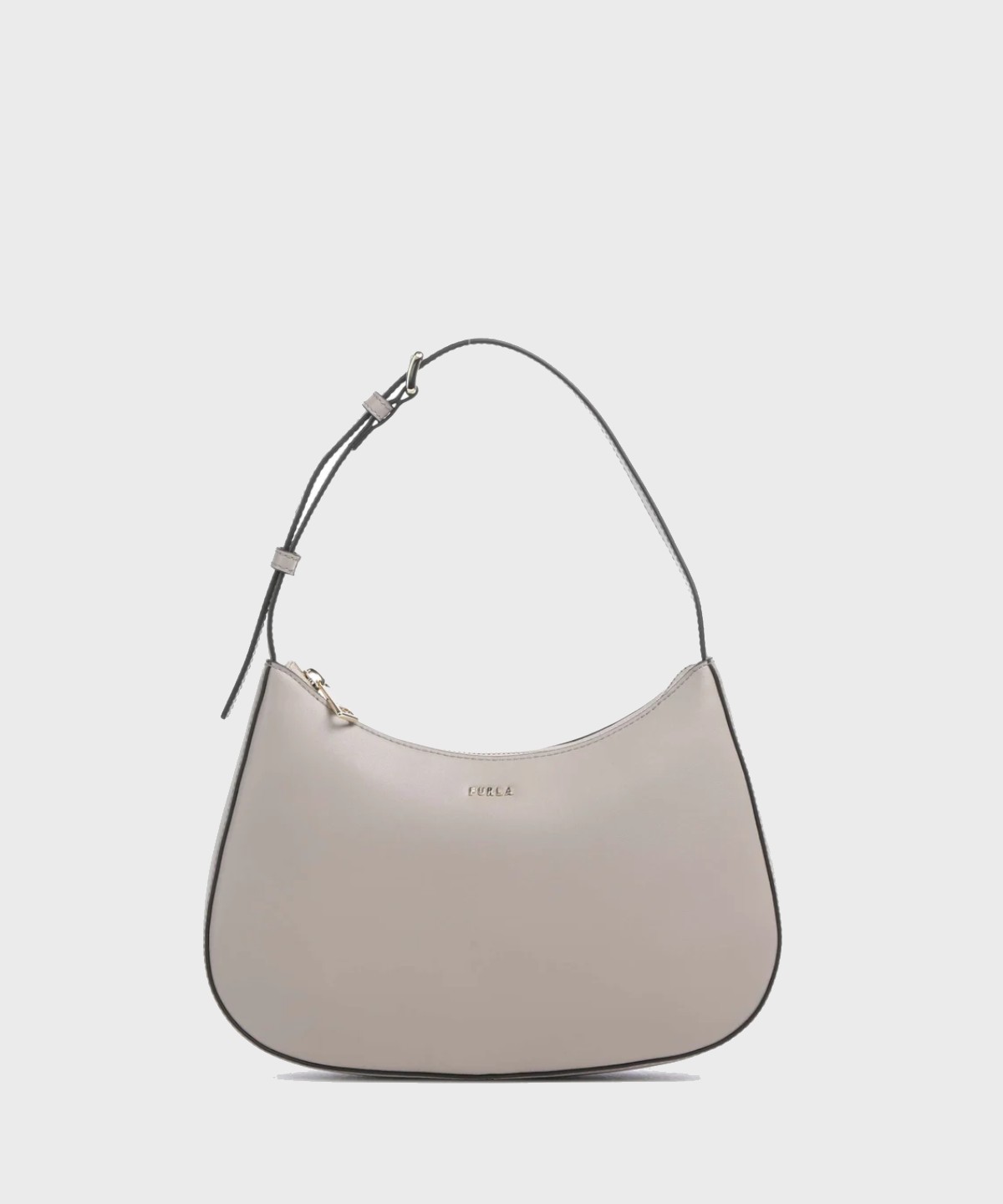 Furla Margot shoulder bag in gray cashmere leather