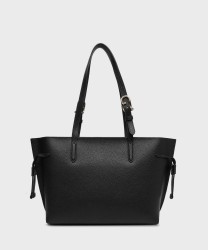 Furla Ava M borsa shopper con zip in pelle nera