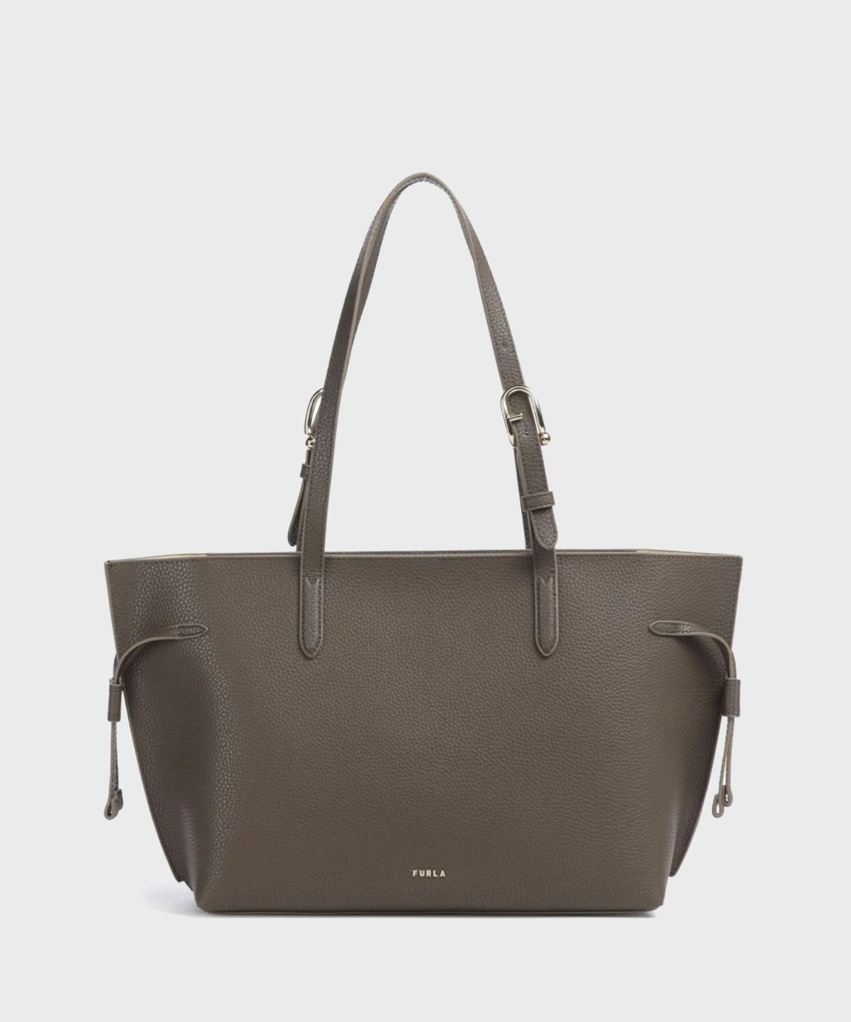 Furla Ava M borsa shopper con zip in pelle...