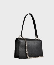 Furla Amelia borsa a spalla e a tracolla in pelle nera