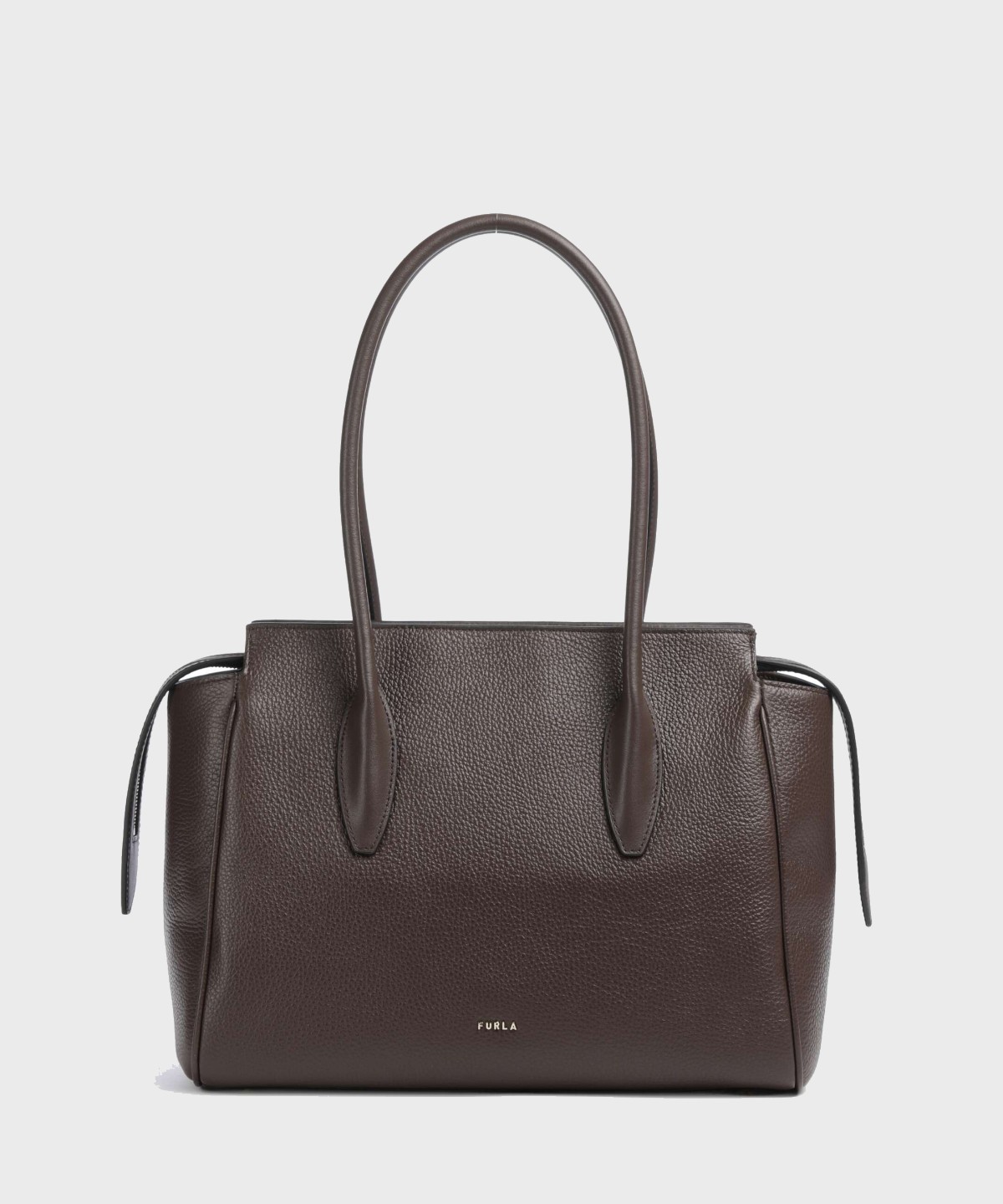 Furla Ambra L borsa shopper in pelle marrone...