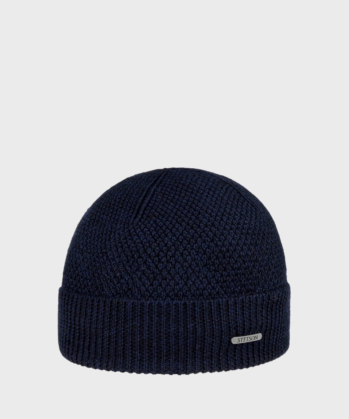 Stetson Beanie berretto a punto riso in lana...