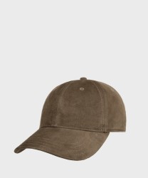 Stetson cappello baseball in suede verde oliva