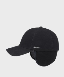 Stetson black wool and cashmere baseball hat