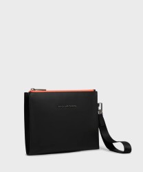 Piquadro Piquadro x Audi Revolut F1 Team pochette slim in tessuto gommato con polsiera rimovibile nero