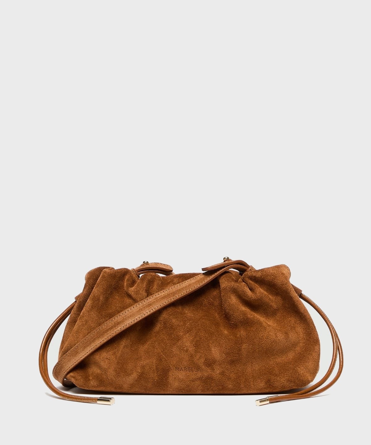 Marella Cime pochette in pelle scamosciata con...