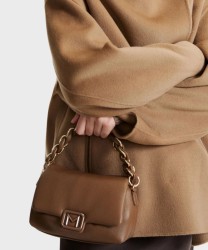 Marella Le Muse Dorico borsa a mano con tracolla in tessuto spalmato